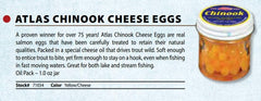 Pack of Atlas Mike's Chinook Cheese Salmon Eggs bait in yellow, 1oz – image 3