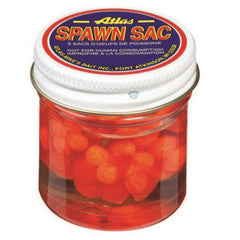 Atlas Mike's Floating Spawn Sack Salmon Bait Eggs – orange, 6-pack (62003)