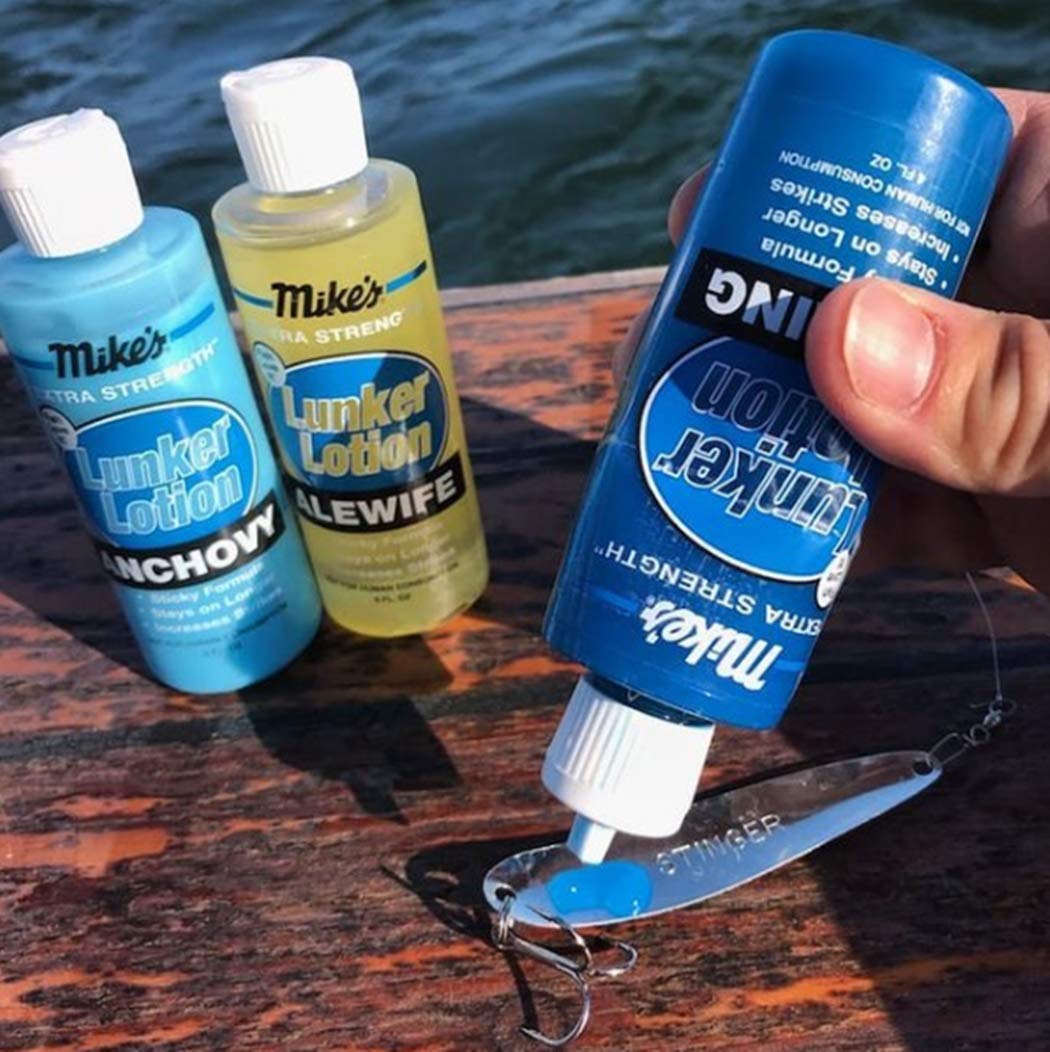 Atlas Mike's lure-adhesion keeps lures in place during casts.