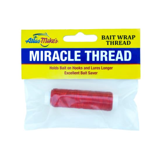 Atlas Mike's Miracle Thread Red on bait attachment for discreet, secure holds