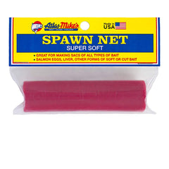 Atlas Mike's Super Soft Spawn Net in red for bait sacs, 4x16 roll