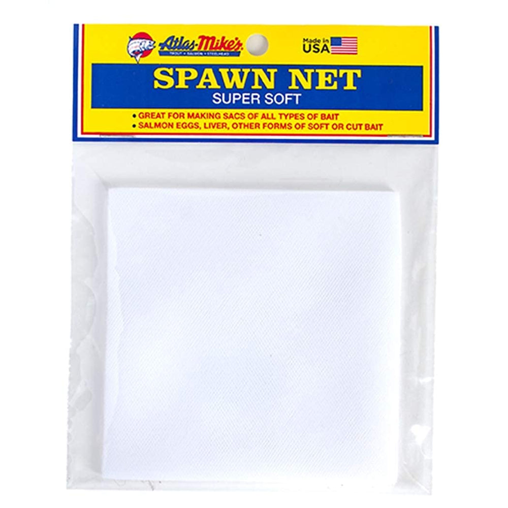 Atlas Mike's Spawn Net Squares in white form bait sacs for hooks.