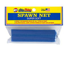 Atlas Mike's Super Soft Spawn Net with blue four-inch squares for secure bait containment on the water.
