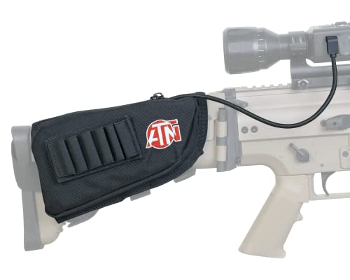Close-up of ATN Power Weapon Kit showing water seal and buttstock pouch