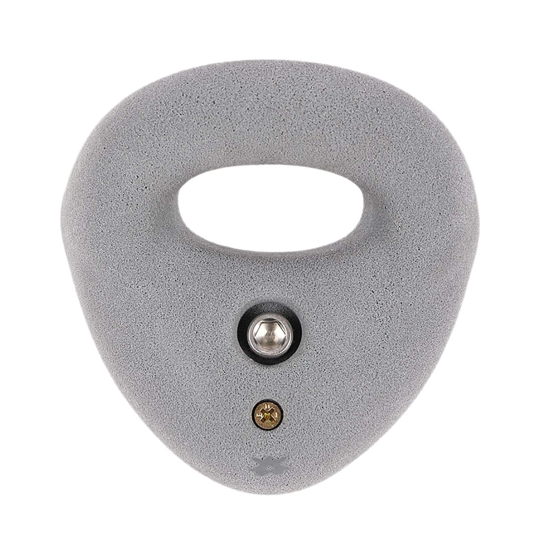 Atomik Rock Climbing Holds large bolt-on ring in gray for gym down-climbing