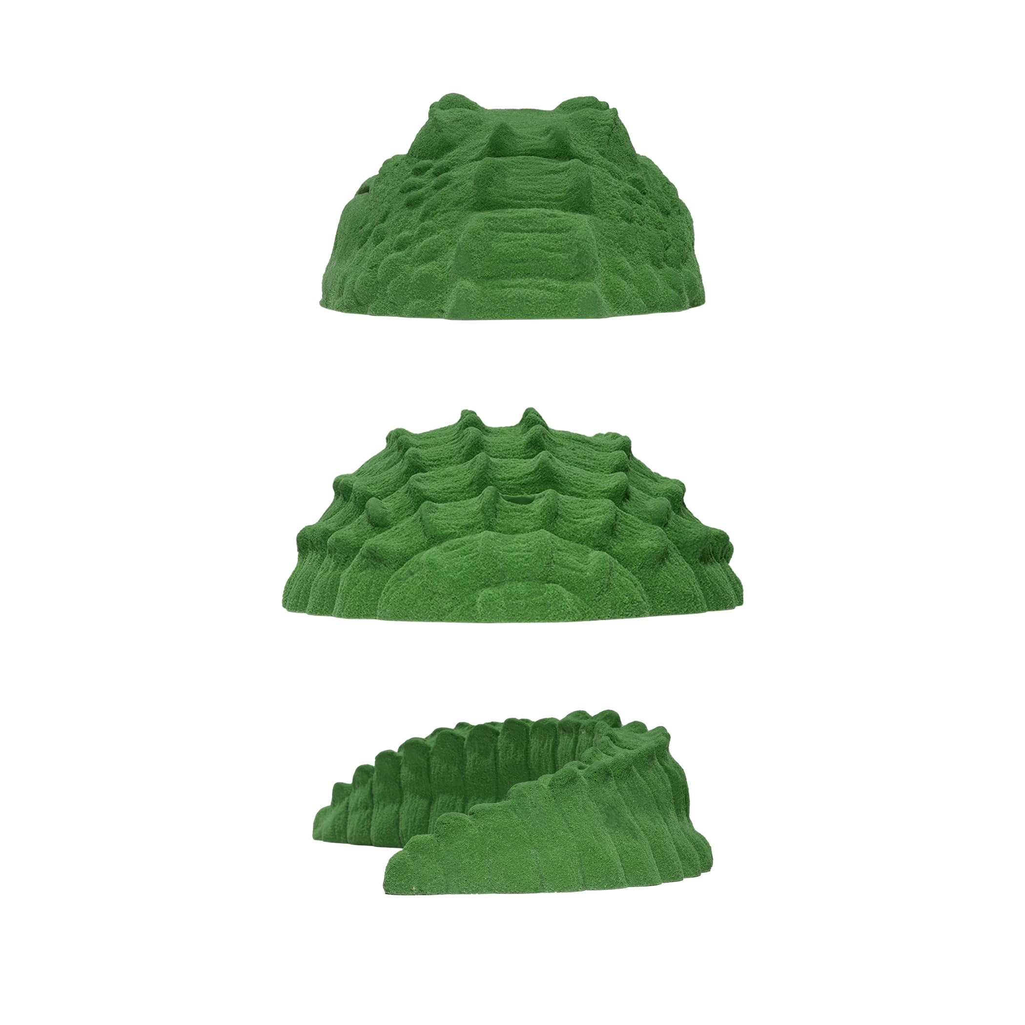 Atomik Alligator texture green hold with skin-friendly rock-like grip