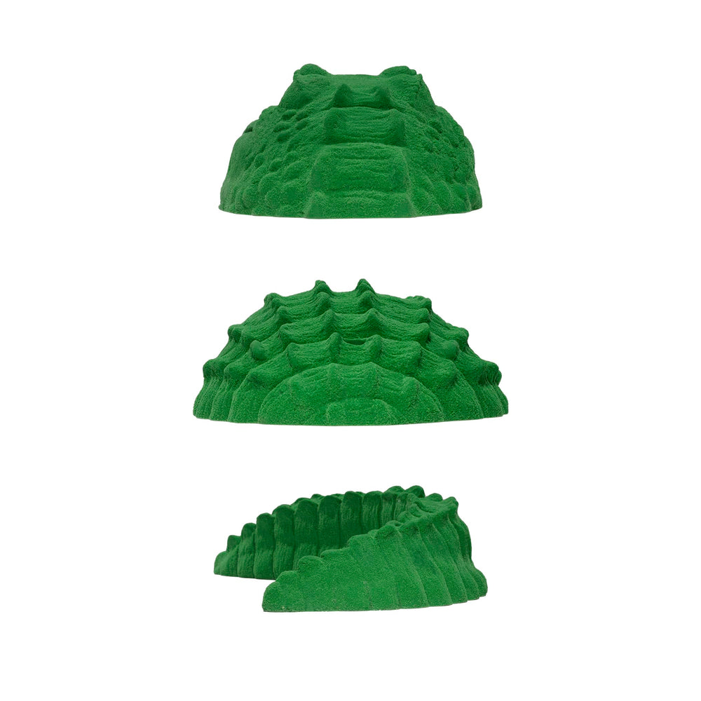 Atomik Alligator texture green hold with skin-friendly rock-like grip