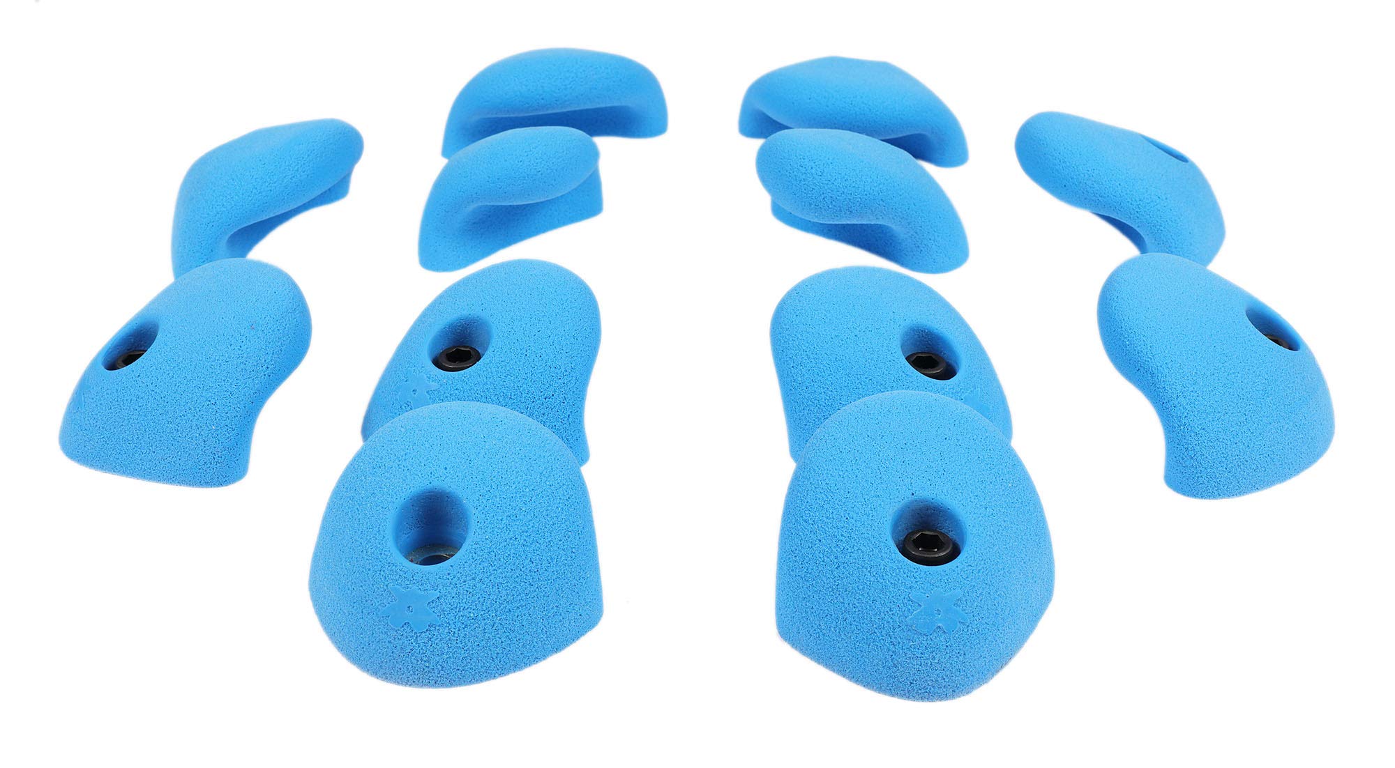 Atomik blue double-incut design holds provide secure grip on challenging angles