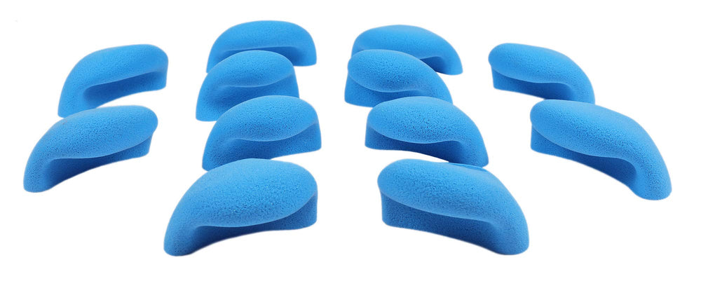 Atomik blue holds feature a skin-friendly texture resembling natural rock