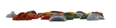 Atomik holds include 95 screws for quick screw-on installation.