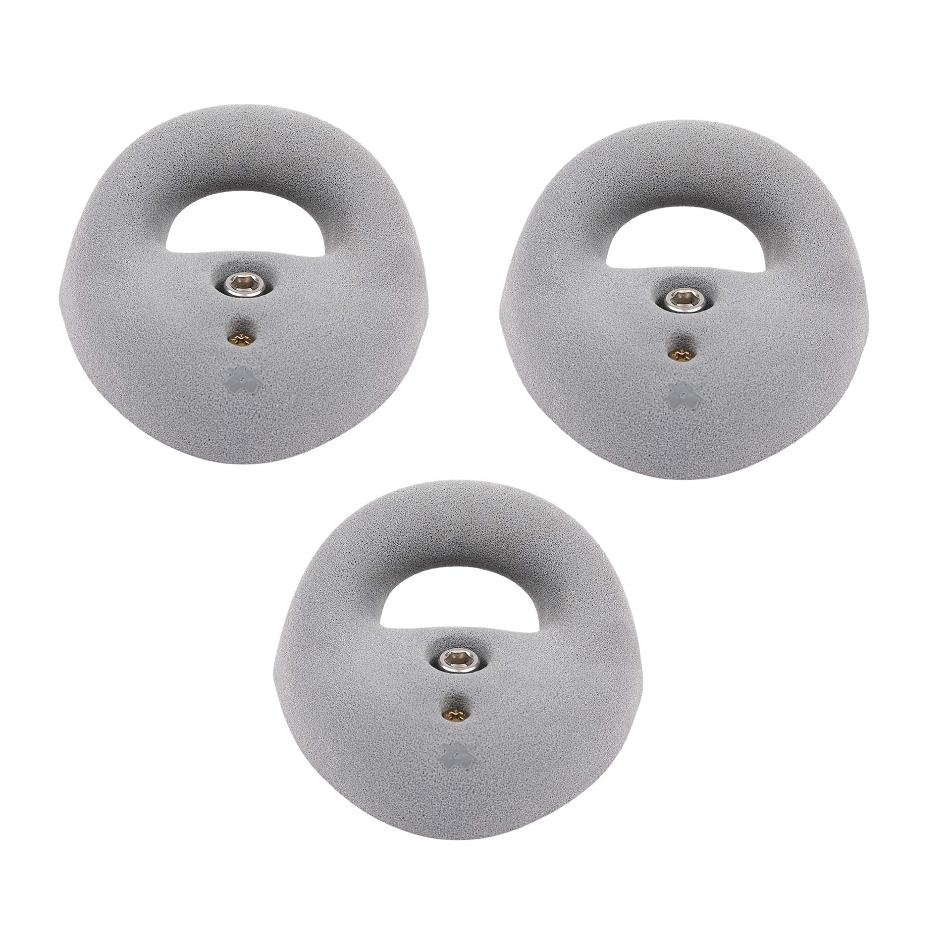 Atomik Rock Climbing Holds gray jug ring texture for confident indoor grips.