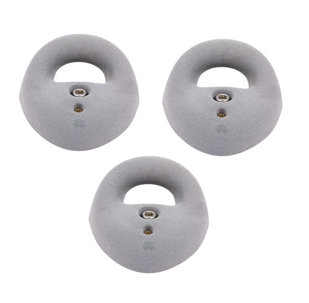 Atomik Rock Climbing Holds gray jug ring texture for confident indoor grips.