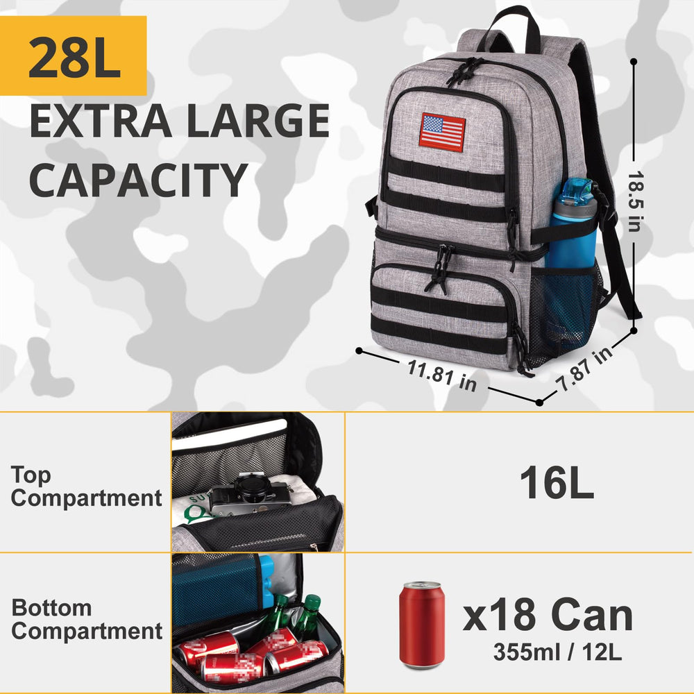 ATRIPACK cooler-backpack is ideal for hiking, picnics, and other outdoor activities.