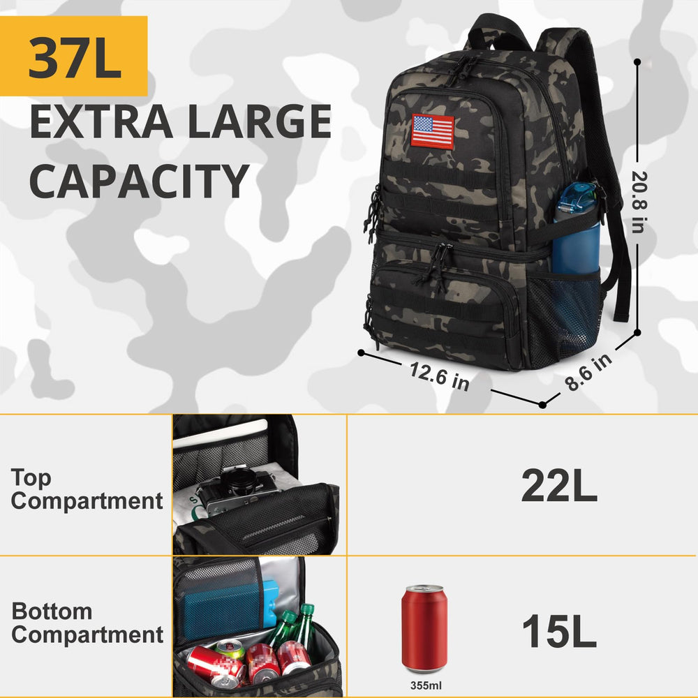ATRIPACK padded shoulder straps offer comfortable carrying on long outdoor trips