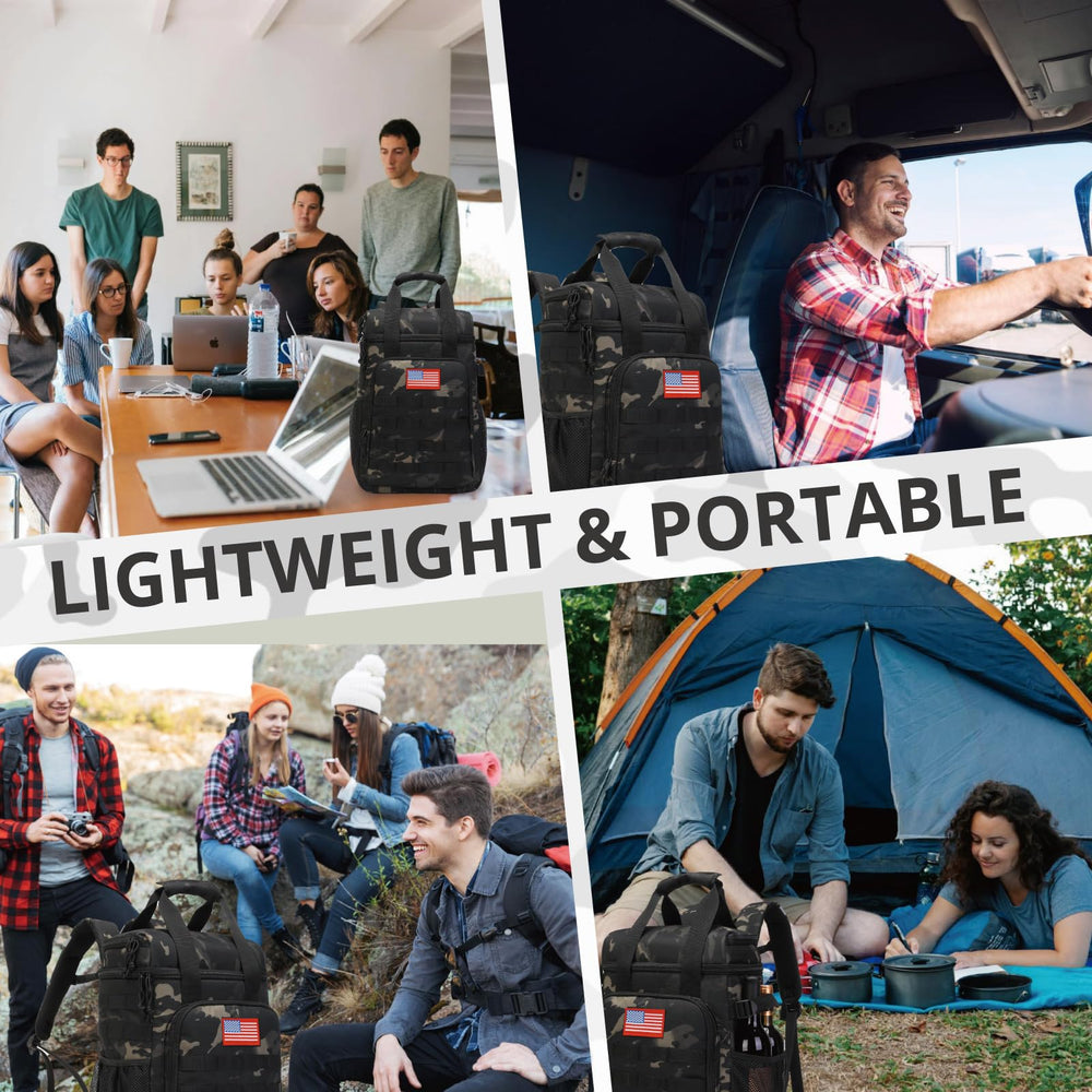 ATRIPACK cooler backpack with waterproof fabric keeps drinks cold on long trips
