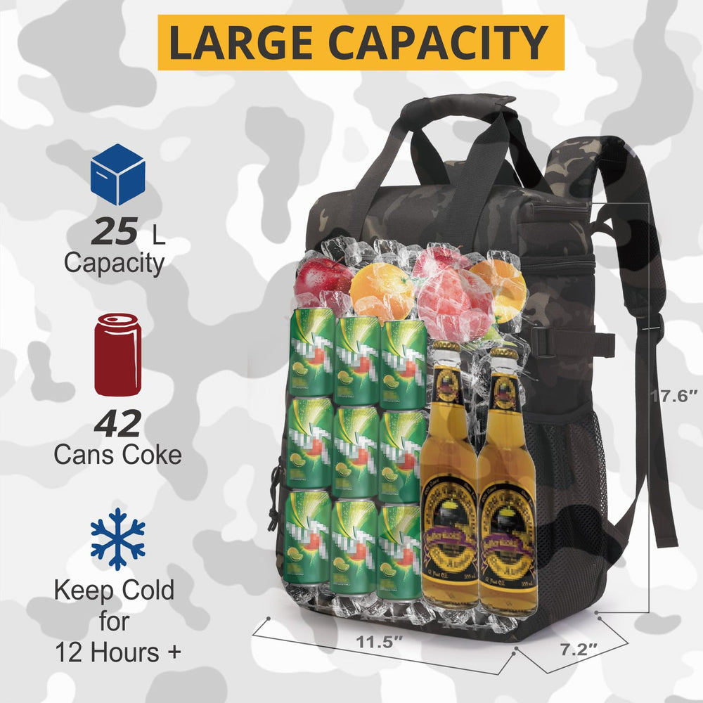 ATRIPACK soft cooler includes a sturdy handle for easy carrying