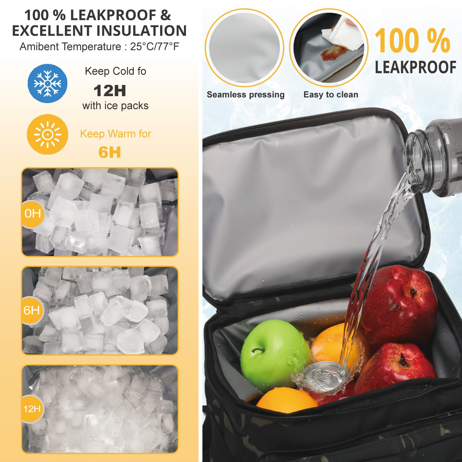 ATRIPACK cooler bottom straps enable packing a blanket for picnics.