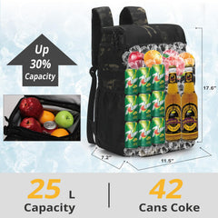 ATRIPACK cooler with leakproof PEVA lining prevents spills during travel.