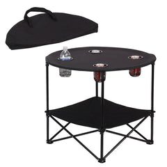 ATSENA camping table open top shows 28x24 surface for outdoor dining.
