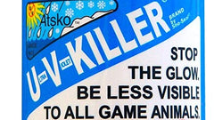 Atsko UV Killer applied to camouflage to reduce ultraviolet glow and improve concealment.