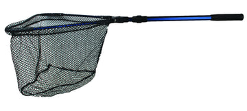 Attwood 12773-2 folding mechanism shown for easy stow in tight spaces.