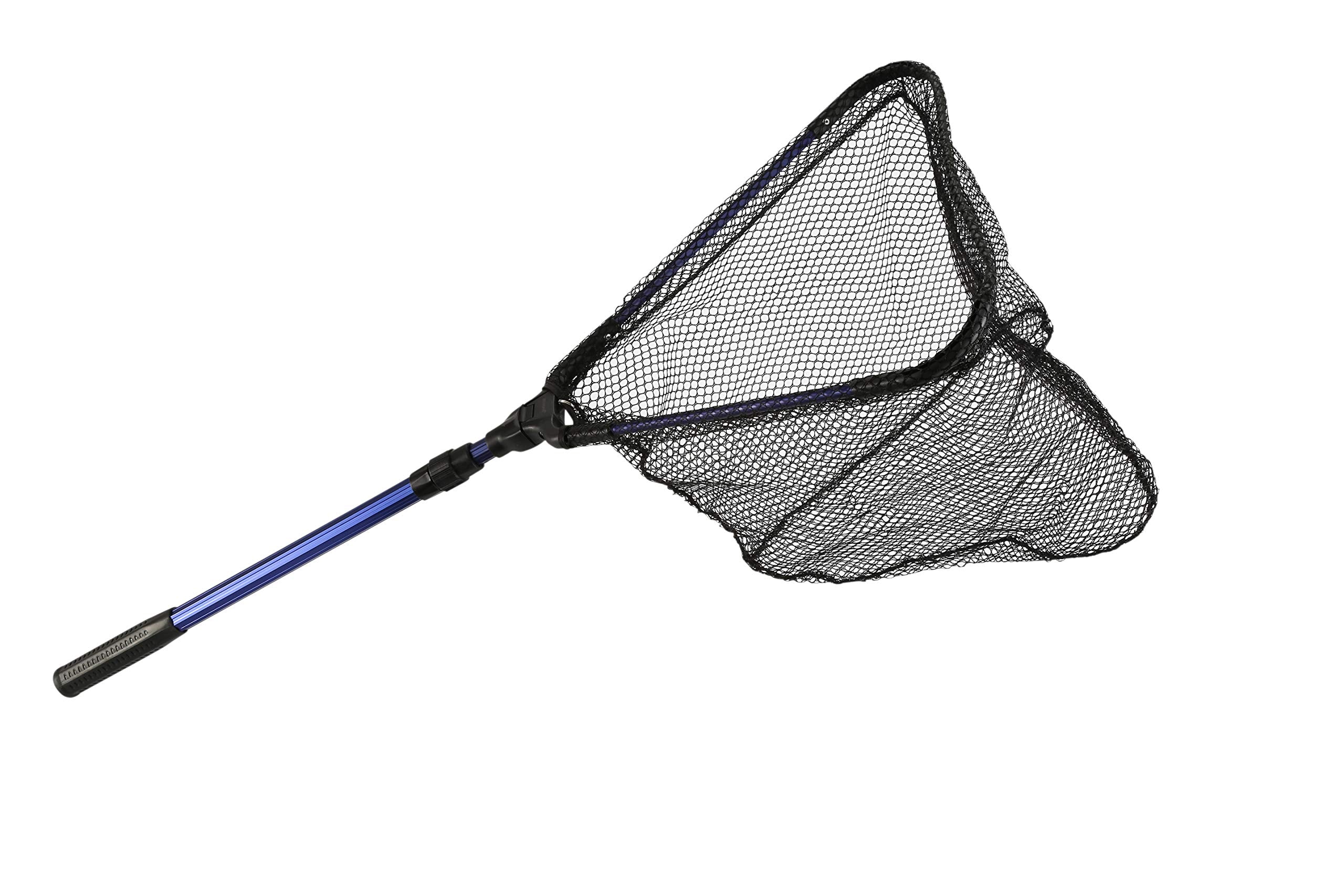 Attwood 12773-2 medium fold-n-stow fishing net deployed for quick access on deck.