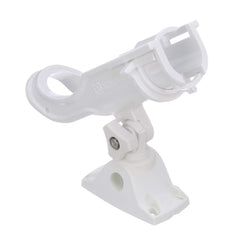 Close-up of Attwood 5009W4 rapid-release latch for quick repositioning.