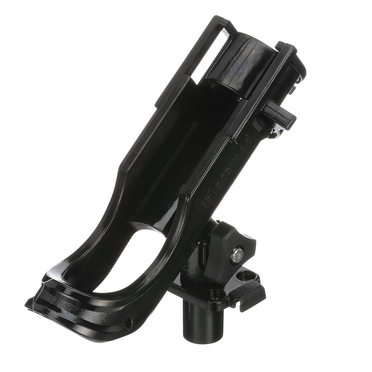 Attwood 5014-4 heavy-duty rod holder in front view secures your rod for easy access.