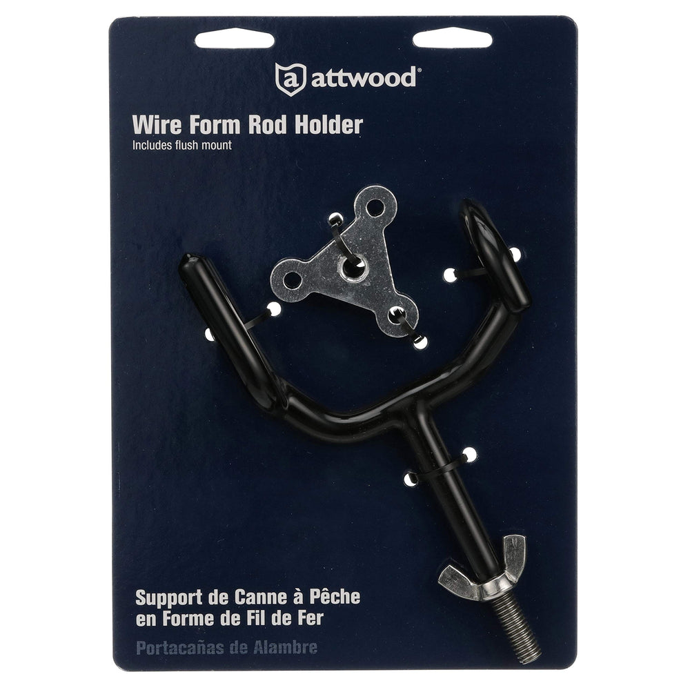 Rail base mount option on Attwood Sure Grip rod holder for flexible mounting