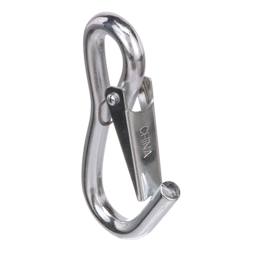 Attwood 7653L3 in-use demonstrates quick attachment with spring-loaded closure on gear.