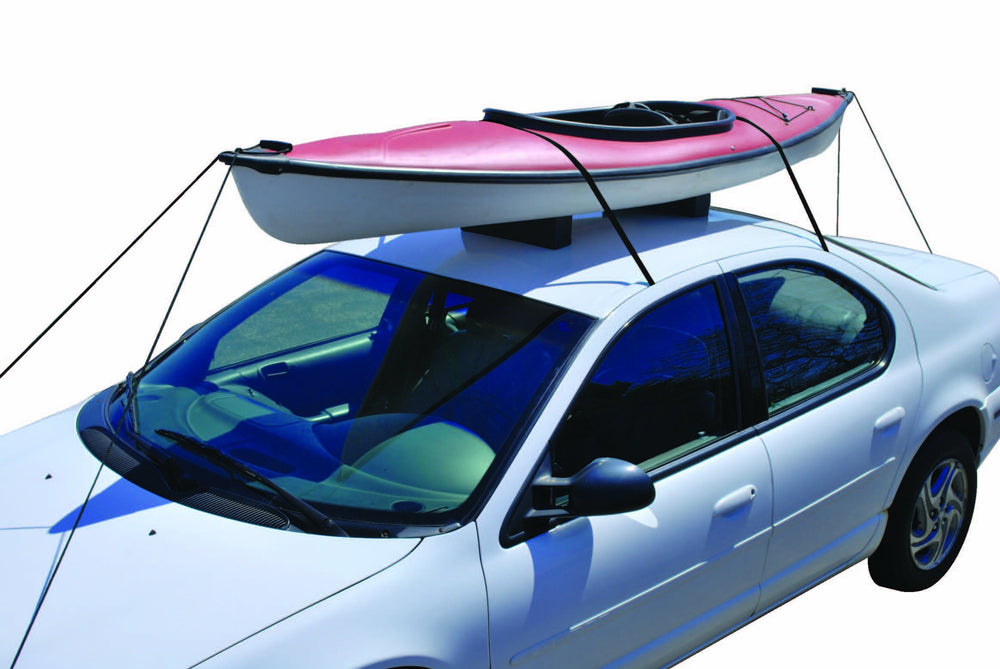 Rack-free car-top setup provides easy removal and compact storage