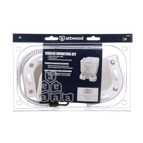 Attwood elastic bungie cords buffer movement and reduce jiggle during boating.
