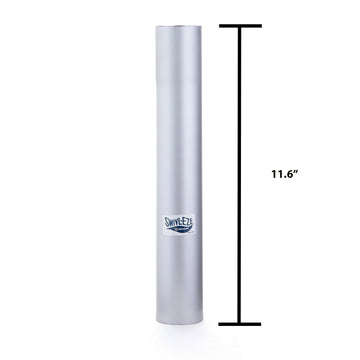 Attwood corrosion-resistant aluminum pedestal detail highlights durable marine construction.