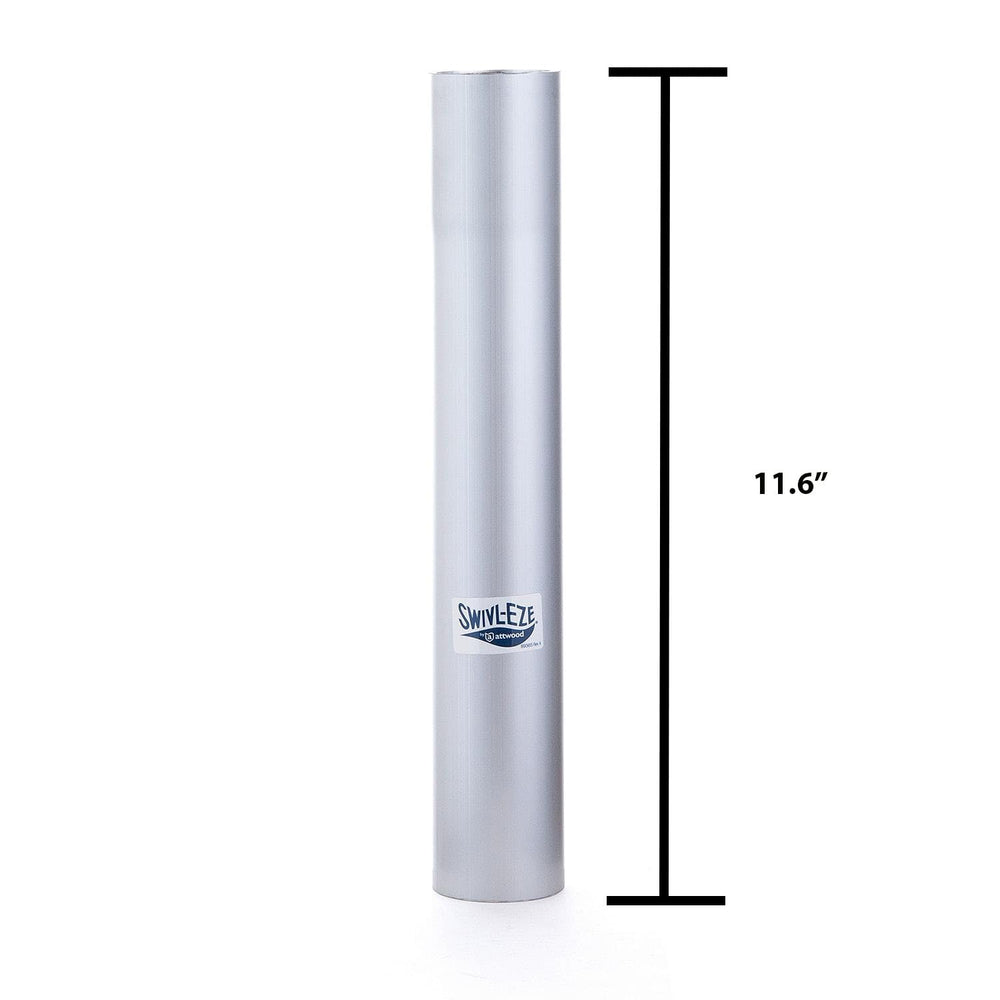 Attwood corrosion-resistant aluminum pedestal detail highlights durable marine construction.