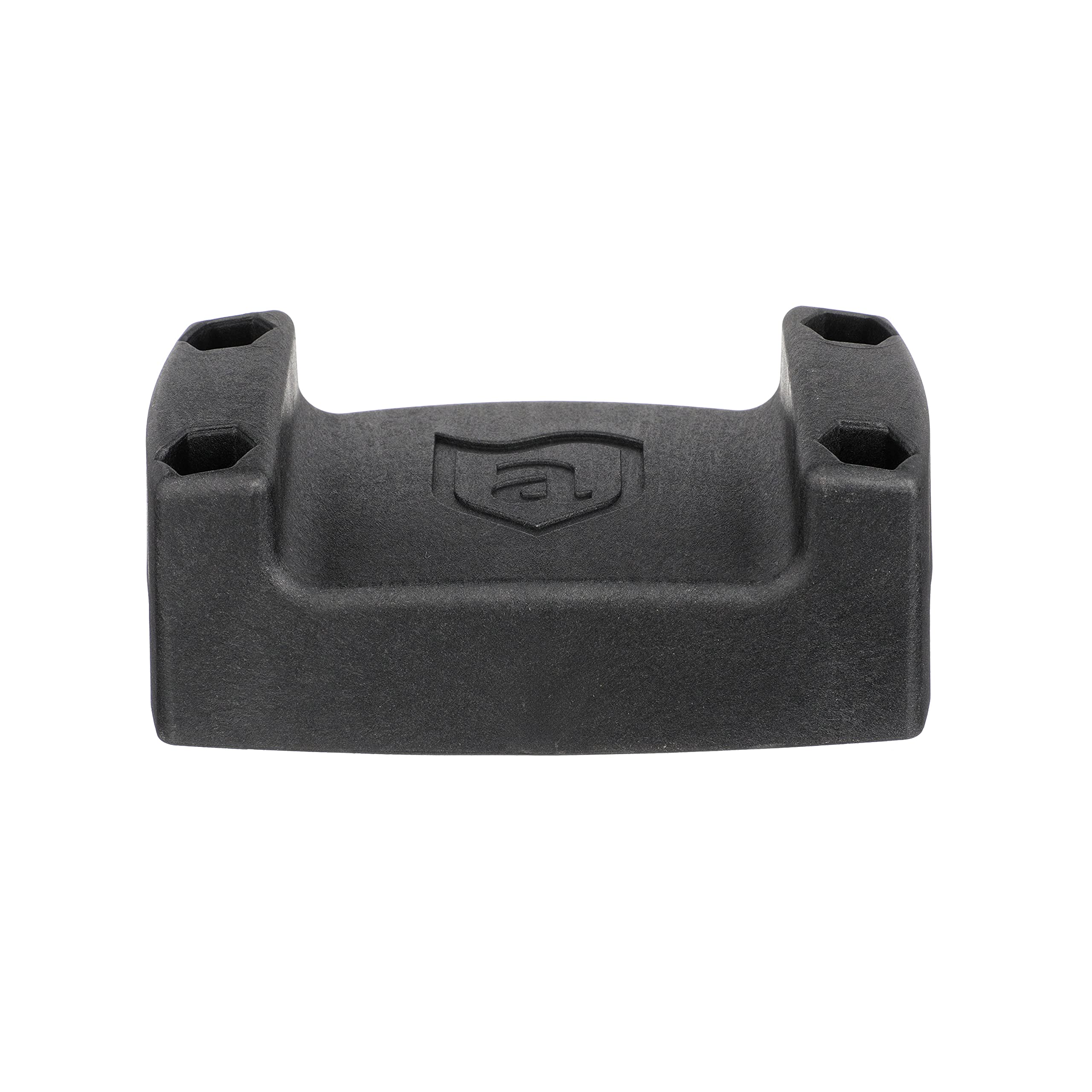 Attwood Heavy-Duty Rail Mount side mount secures rod holders along boat rails for flexible positioning