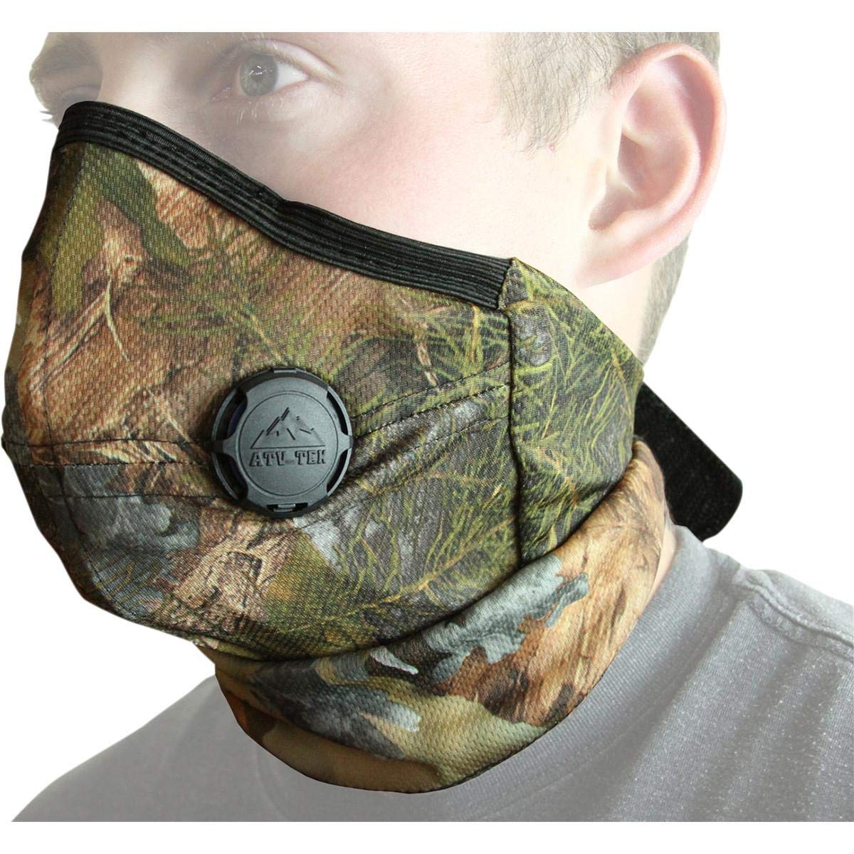 ATV Tek mask dust camo PSRDMCamo for outdoor use with breathable, reusable protection.