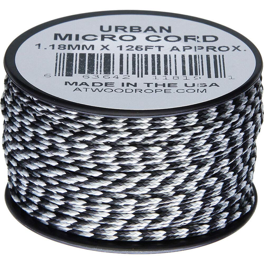 Atwood Rope MFG Micro Cord 125ft Urban for crafts, gear repair, and quick outdoor fixes.