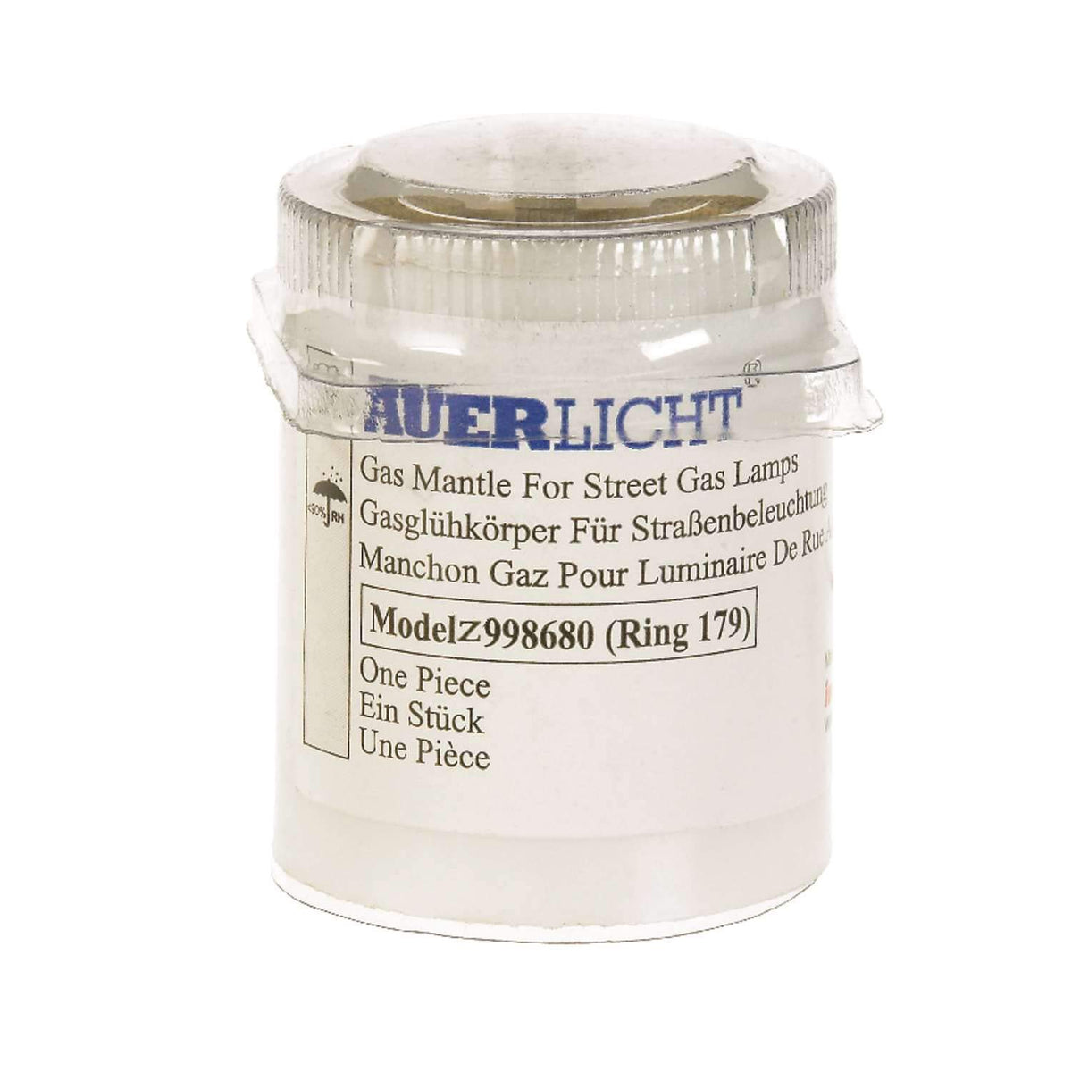 AUERLICHT preformed mantle for Ring 179B outdoor gas lights for easy ignition and steady flame.