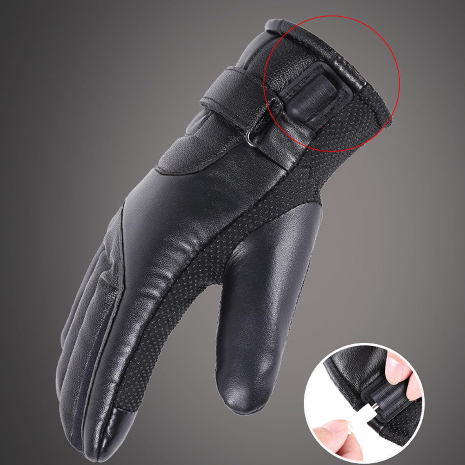 Aufmer heated gloves packaging indicating one pair included.