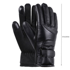 Aufmer heated gloves being used on a touchscreen device without removal.
