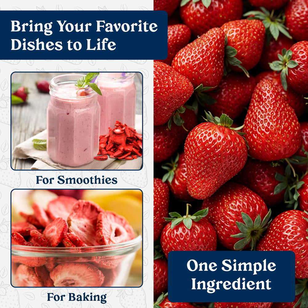 Augason Farms freeze-dried strawberries baking-ingredient for pies and muffins