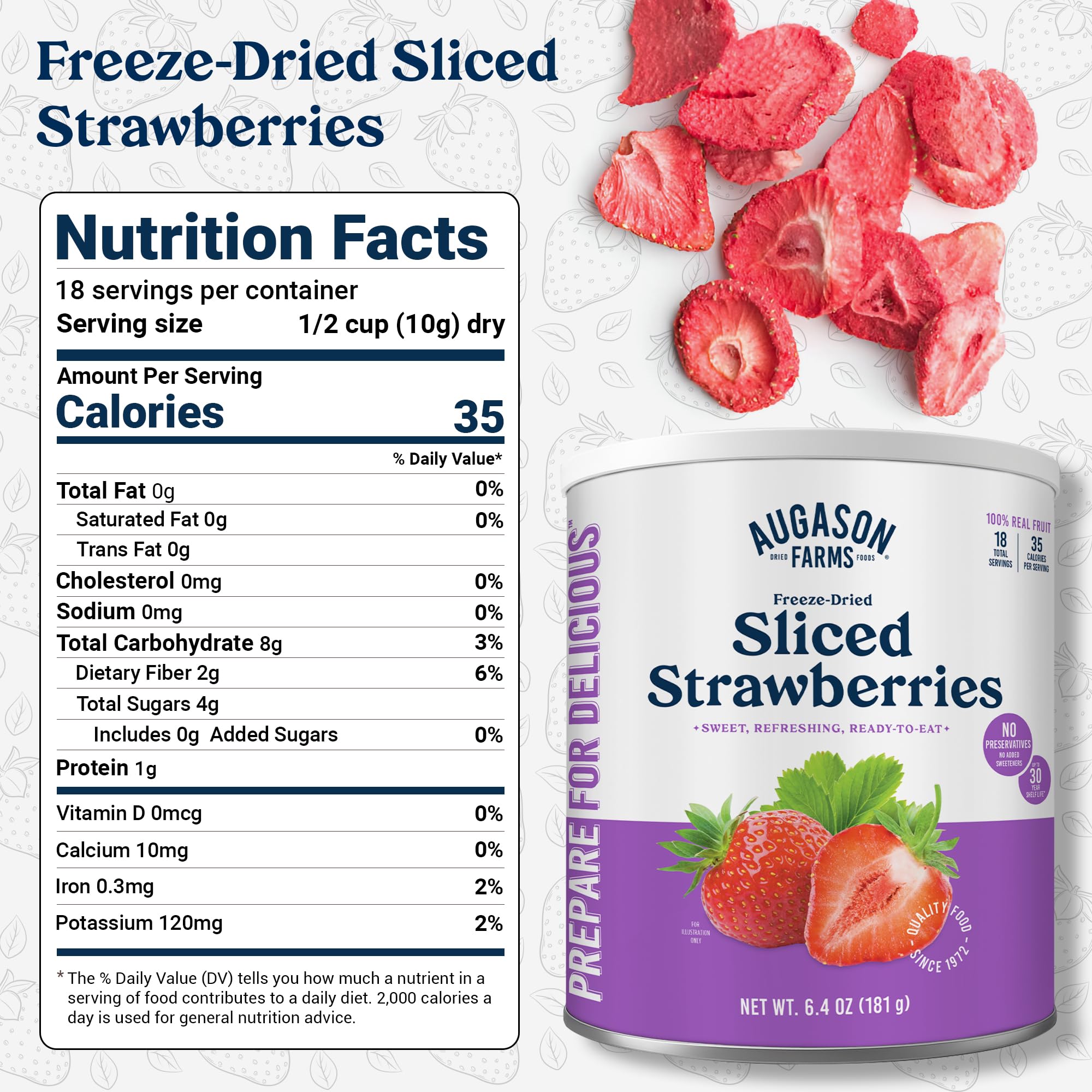 Augason Farms trail-mix-friendly strawberry bites boost natural sweetness