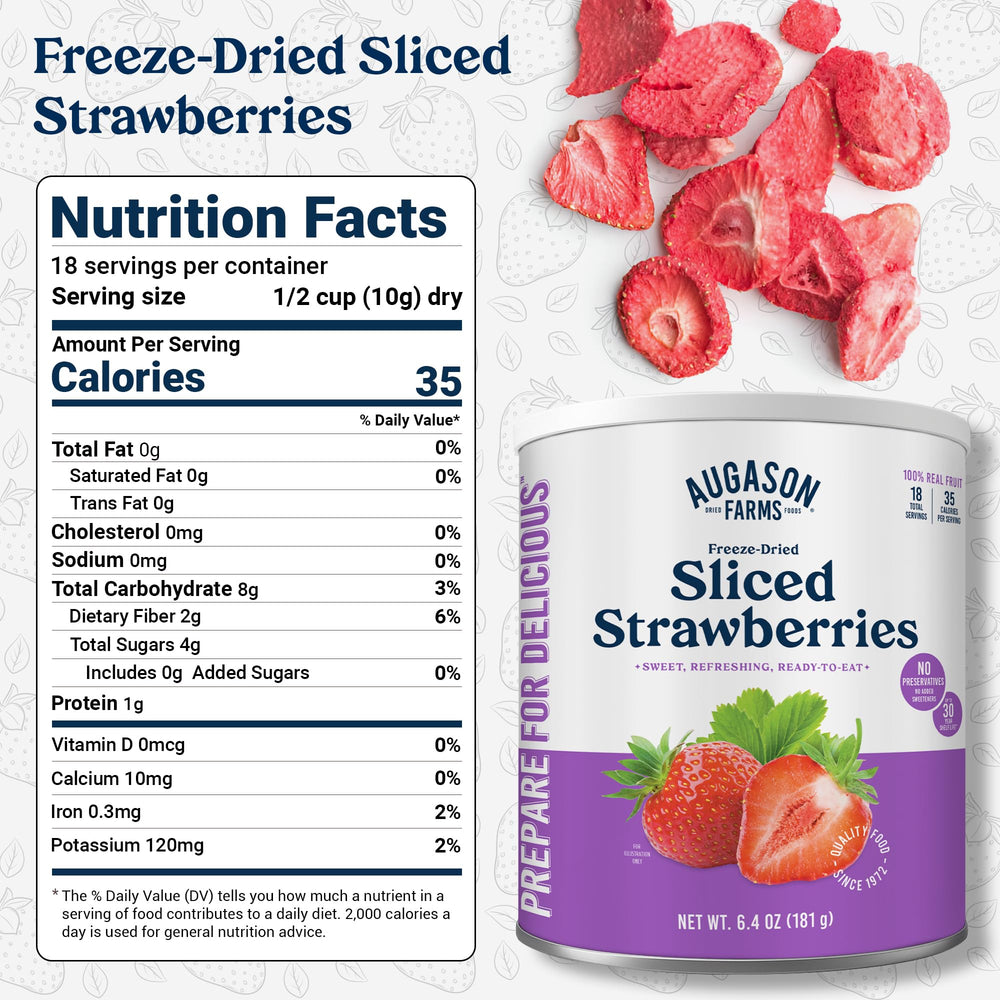 Augason Farms trail-mix-friendly strawberry bites boost natural sweetness