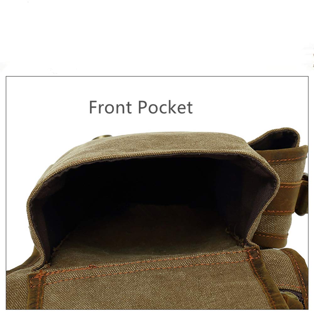 AUGU Army green color adds rugged outdoor style.