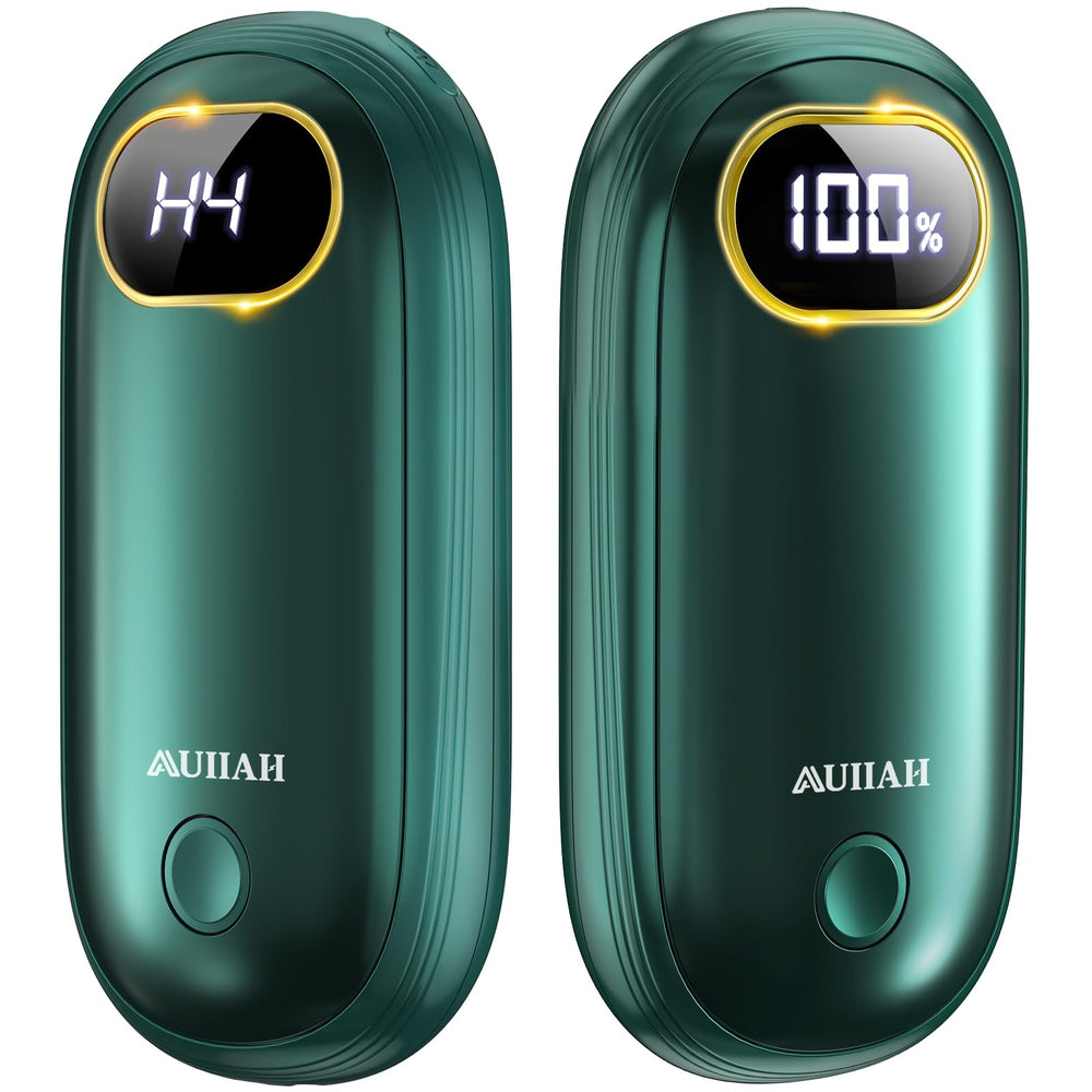 AUIIAH hand warmers pack front view with dual heat for day-long warmth