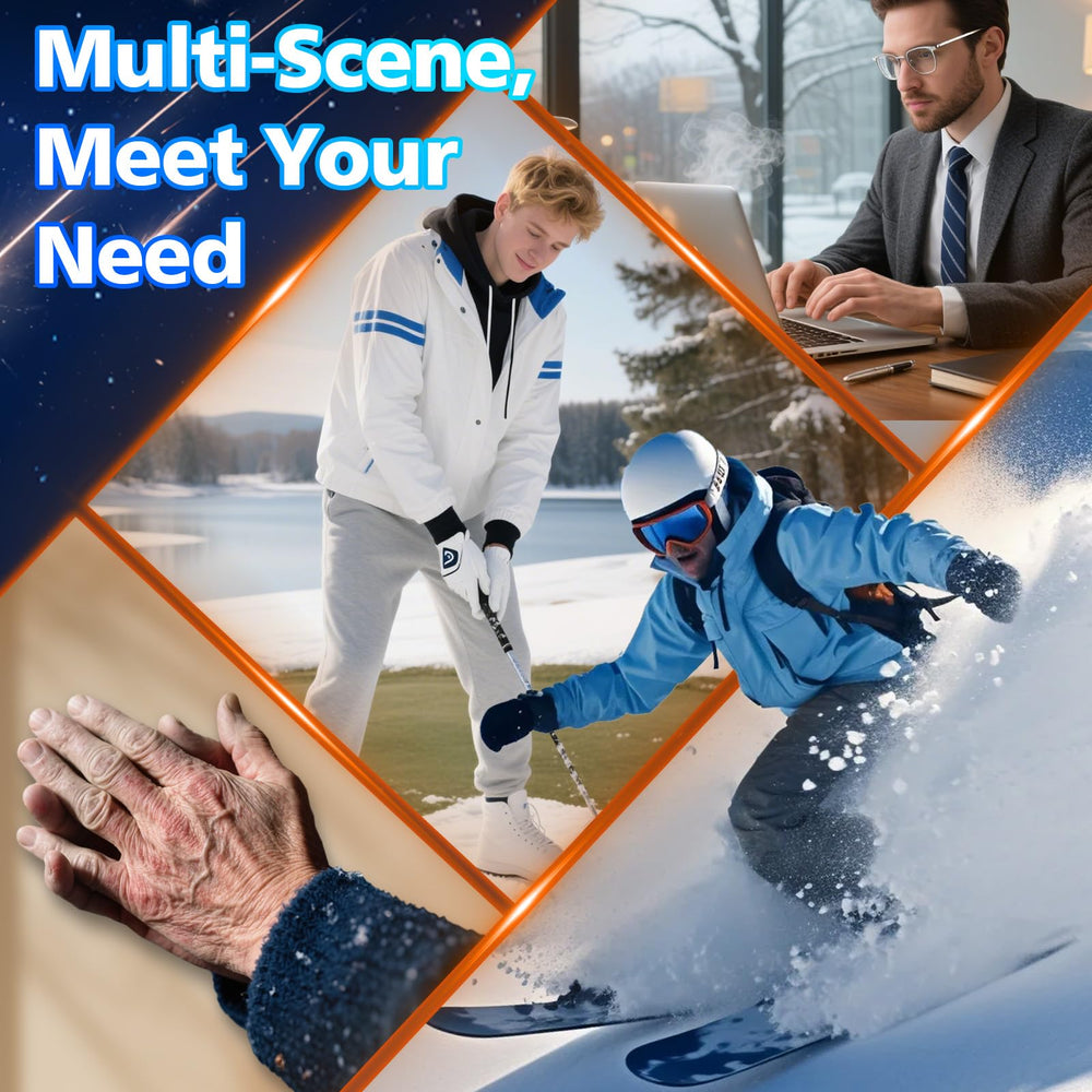 AUIIAH hand warmers USB charging setup for quick recharges
