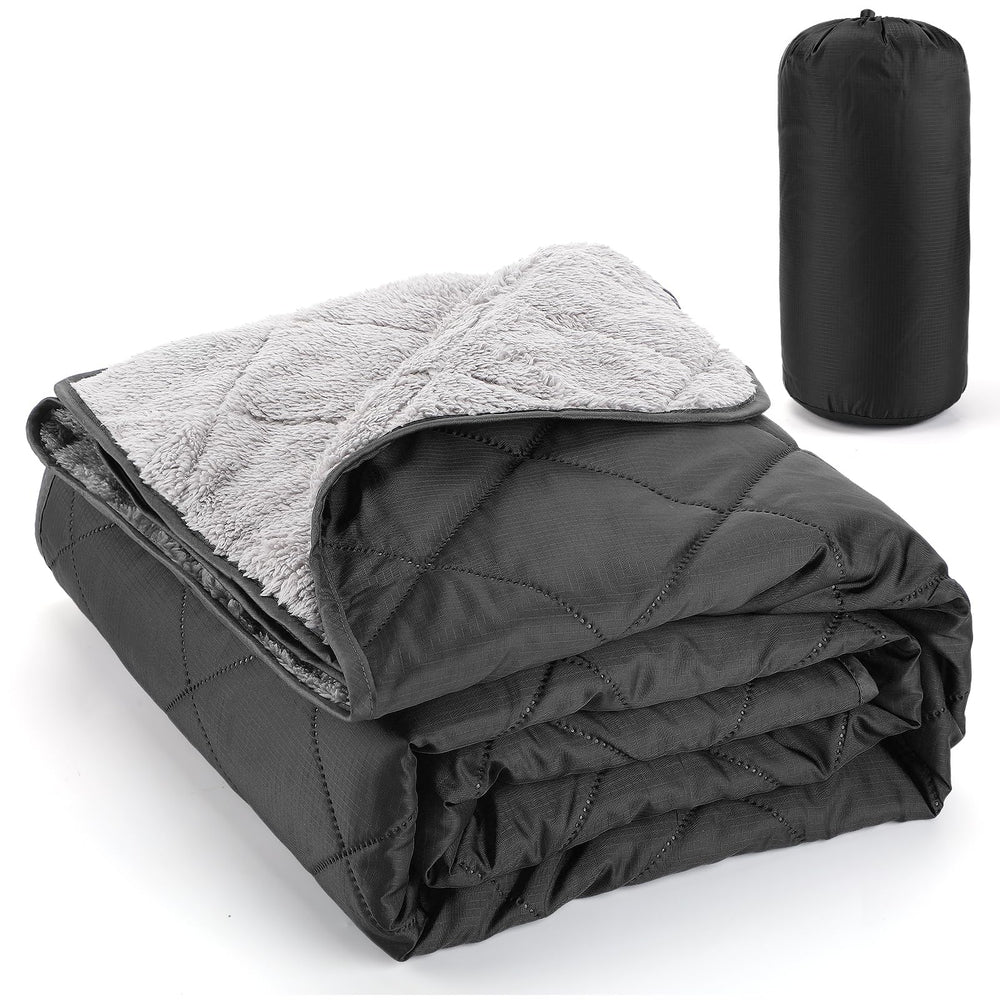 Aulock blanket folded compact for easy storage and quick game-day setup.