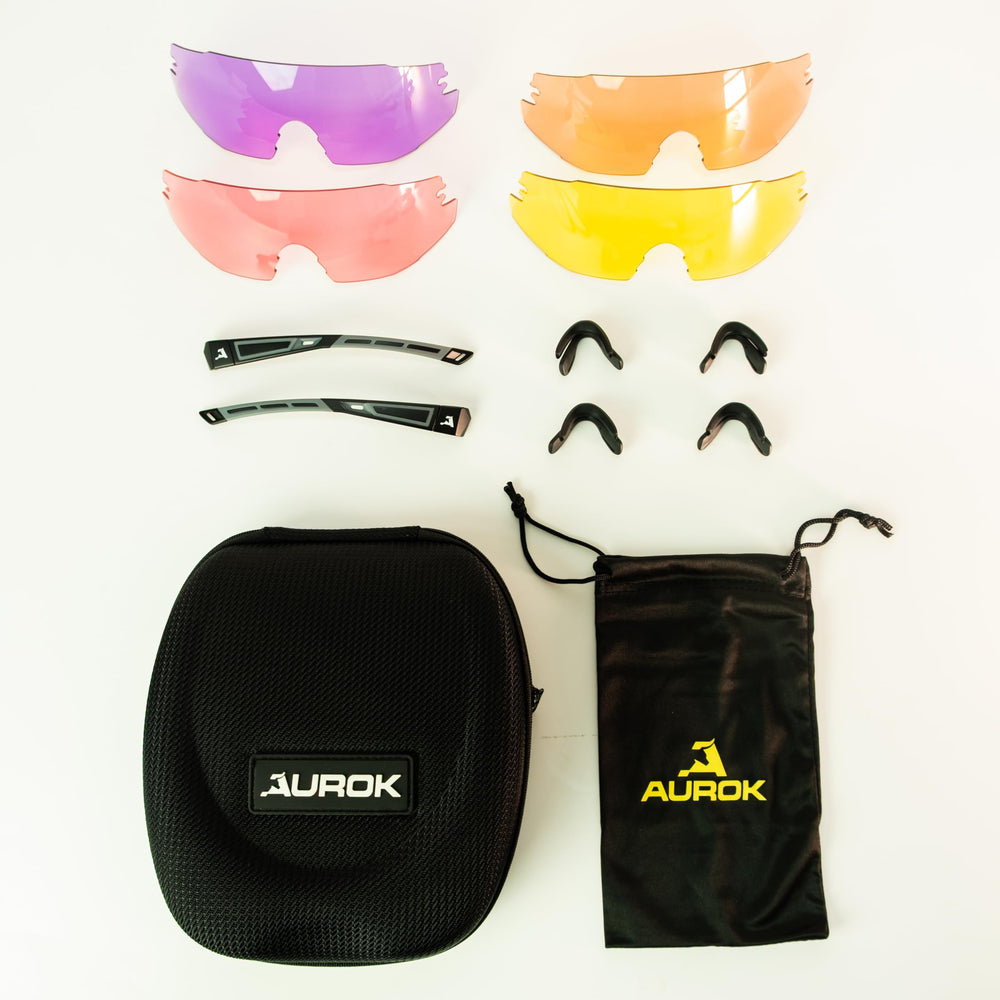 AUROK Trap protective glasses lightweight design for comfortable all-day wear