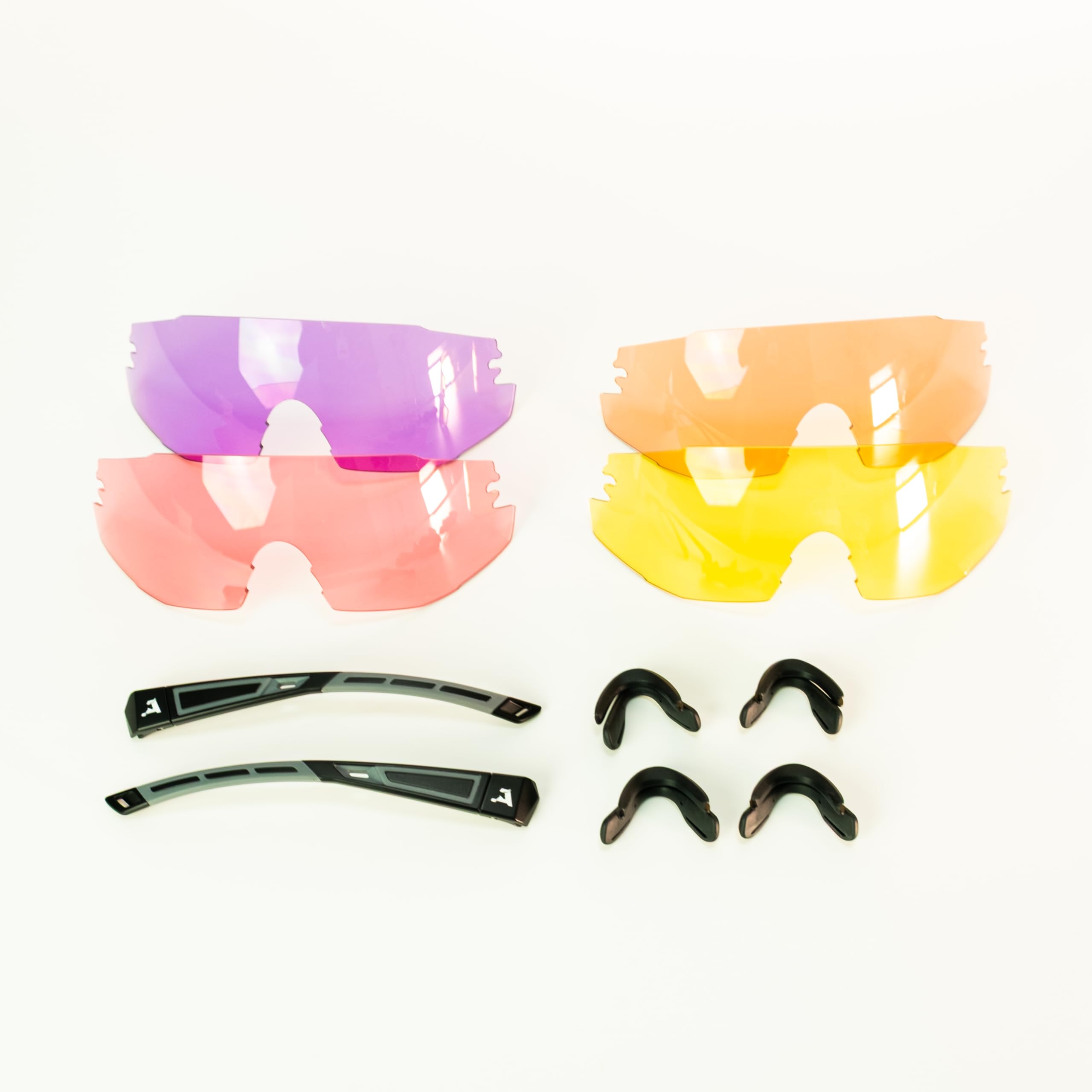 AUROK Trap protective shooting glasses orange lens boosts mid-tone contrast for action sports