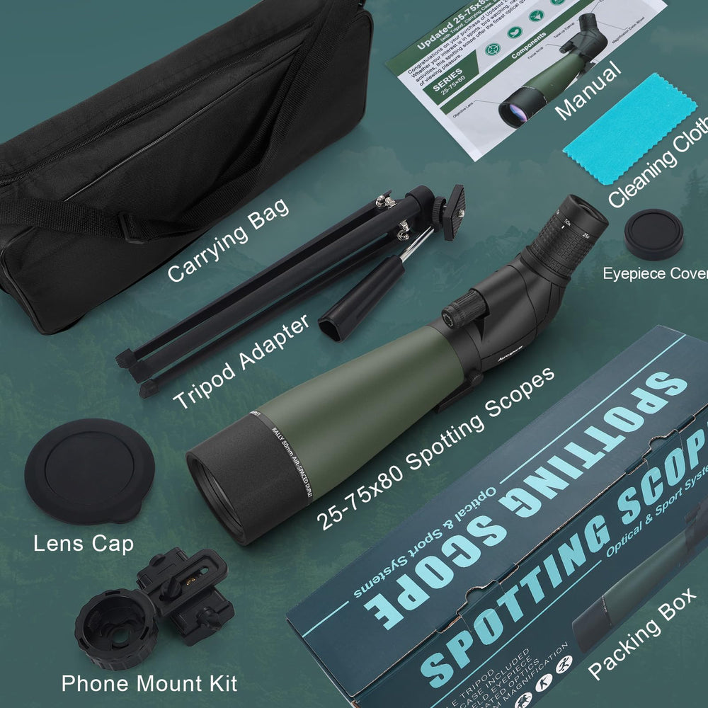 Aurosports spotting scope carrying bag keeps gear organized for adventures